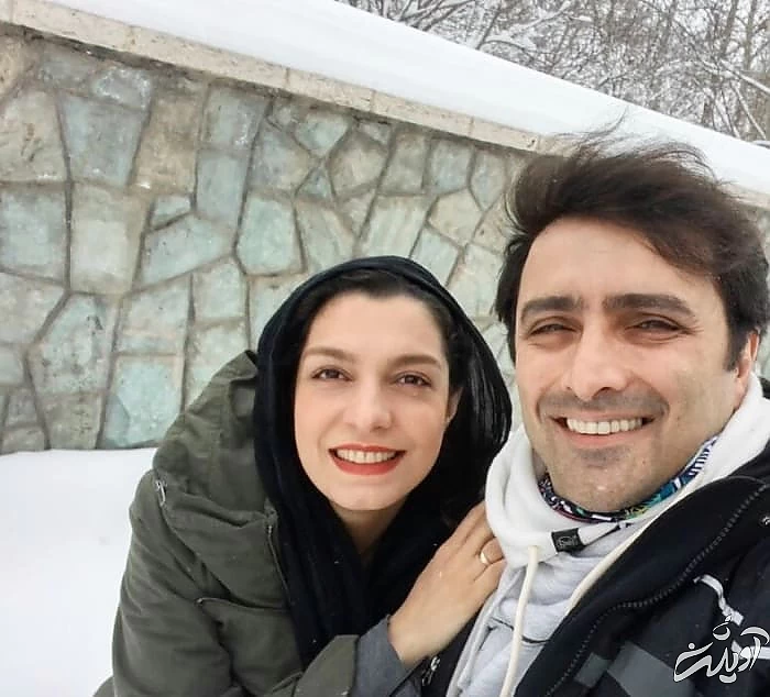 الیکا عبدالرزاقی و همسرش امین زندگانی الیکا عبدالرزاقی و همسرش